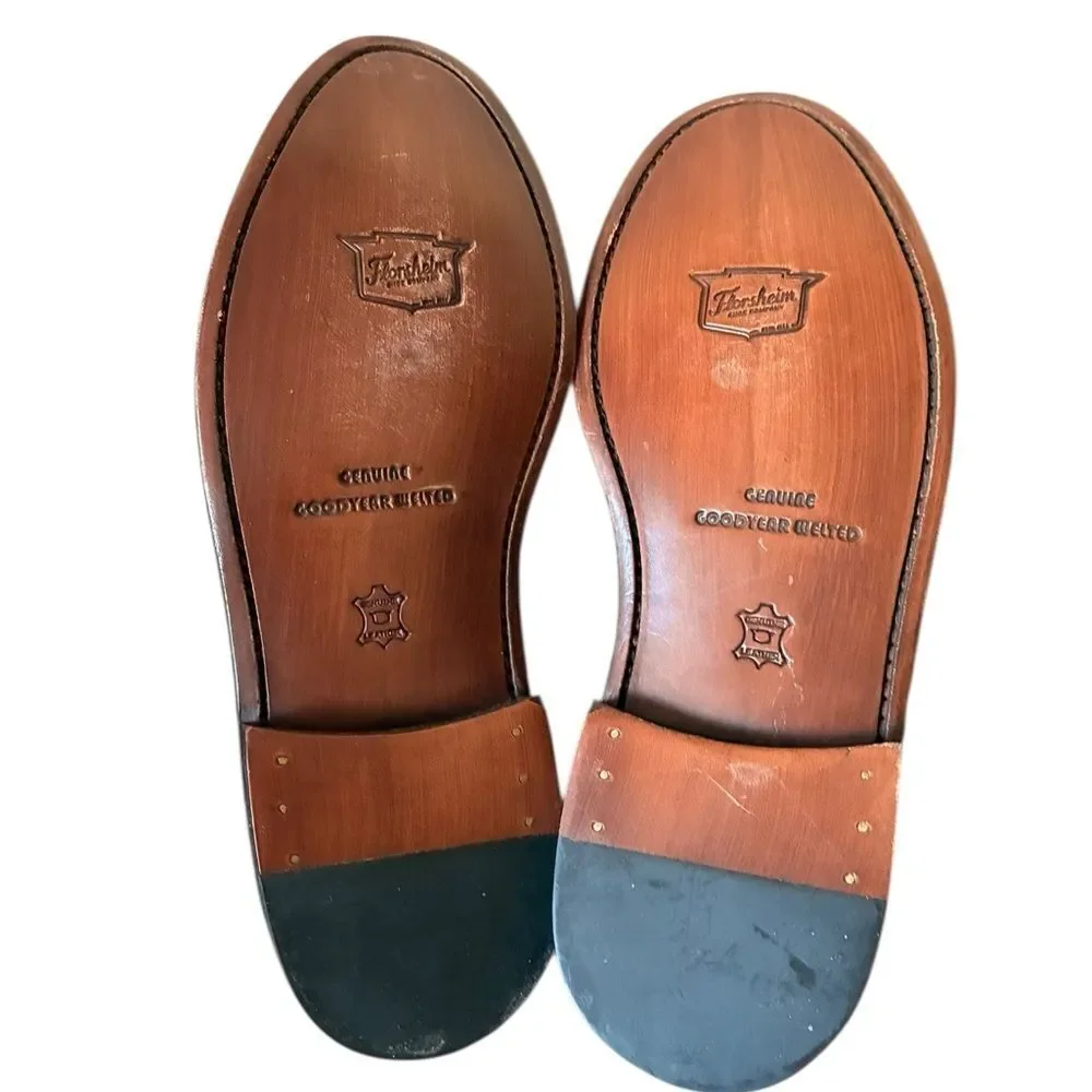 Florsheim Imperial Brown Leather Interior Mens Size 8